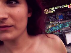 Public real Date with german redhead Teen street slut