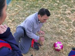 Soccer Cuties Suck Off Older Coach