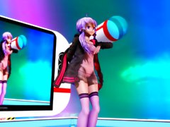 Glücklicher Synthesizer - Yuzuki von Yukari MMD R- 18.