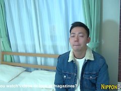 Gay asian jerking off