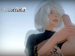 Nier, nier 2b honey select, 3d anime