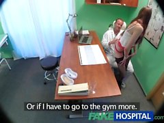 FakeHospital Doctor cura paciente sexy com uma forte dose de sexo