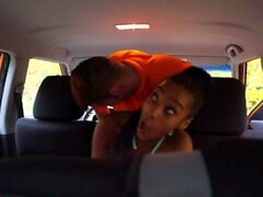 FakeDrivingSchool Ebony Aasiassa Rae Stuck ja nai