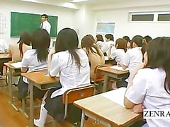 Undertiteln blyg japanska skol med ENF CMNF Nakenstudie skolan