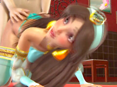 Anime 3d, 3d princess, aladdín