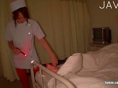 Jap nurse gives head