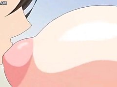 Gigante breasted Quadri anime bambina viene massaggiò
