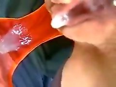 Farting de Cum dentro bragas de