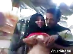 Arab Girl Flashing Her Tits