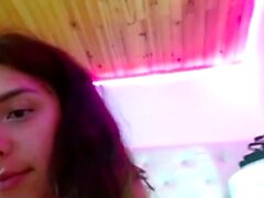 Amateur VIP cul clignotant des seins sur une webcam en direct