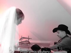 Los invitados a la boda se sorprenden con un video xxx de la novia