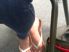 Candid teen, school feet, arabic