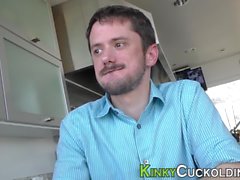 Cuckolding slut cum dump