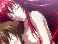 Highschool dxd, high rise invasion anime, rias gremory