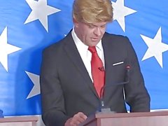 Donald trump et hillary clinton fucking bernie sanders et megan parodie
