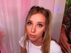 Pigtails Stepteen POV Seks sırasında berbat