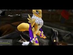 Aliene di Drake cazzo Renamon