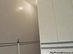 Busty Blonde Abuela Fucked In The Toilet
