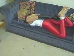 Natasha_Spandex_Hogtied_Armbinder