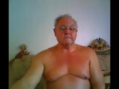 abuelo sroke en la webcam