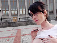 German Student teen public sex pick up EroCom Date POV