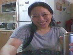 Skype slut miss z jugando en la cocina copia - fapfaplers