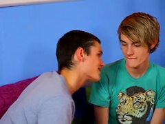 Tall and skinny emo twink Preston Andrews fucks his lover