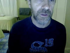 Peloso messicano papà in webcam