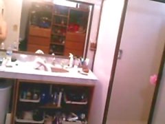 De mi Bathroom cámara espía llamó atractiva de FMLI de Julia