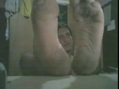 Geradeaus Jungs Beinen auf Webcam # 25