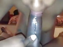 Hot Blowjob leder till en Nasty Facial - POV