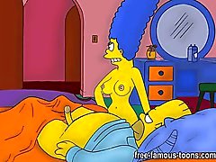 A Marge de Simpson de la parodia del hentai