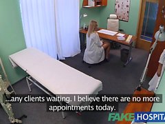FakeHospital nuova infermiera porta doppia sborrata