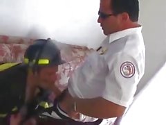 Cop fucks fireman