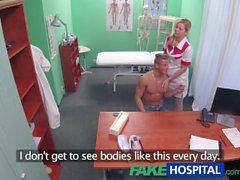 FakeHospital Stud cums todo enfermeras estómago