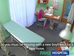 FakeHospital Slim babe doktorla seks yapmak istiyor