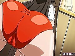 Großen titted hentai Babe ansaugt und wird gefickt