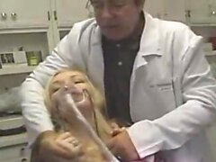 The Dentist, gassing scene with nylons