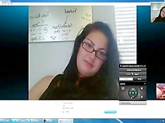 Foreign Paki Webcam Girl laughing at a Tiny Asian Two Inch Puny Paki Penis