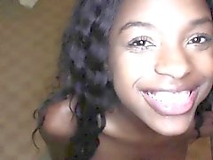 Ebony Teen POV abspritzen