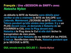 A PIED et SNIFF SESSION avec SONIA NYLON