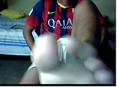 Mecs Hétéros les pieds sur webcams # 49