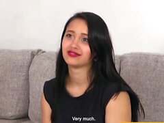 Возбужденная латинская порнозвезда Лия Понсе впервые