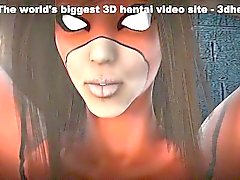 Pyydetty kaapataan ja kiinnitettyinä - Kuumimmat 3D anime- seksileffoja