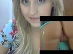 Amateur blonde teen solo dildo