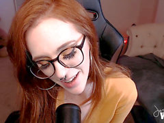 Petite pierced nipples, piercing, asmr whisper