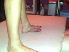 Trample, foot mistress slave