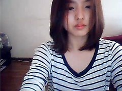 Koreansk tjej på webbkamera på Camlivehub