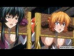 Atraparon e babes de hentai encadenada coge brutal gangbanged