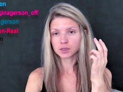 Gina Gerson parlant des vidéos de Russe uniquement xxx
